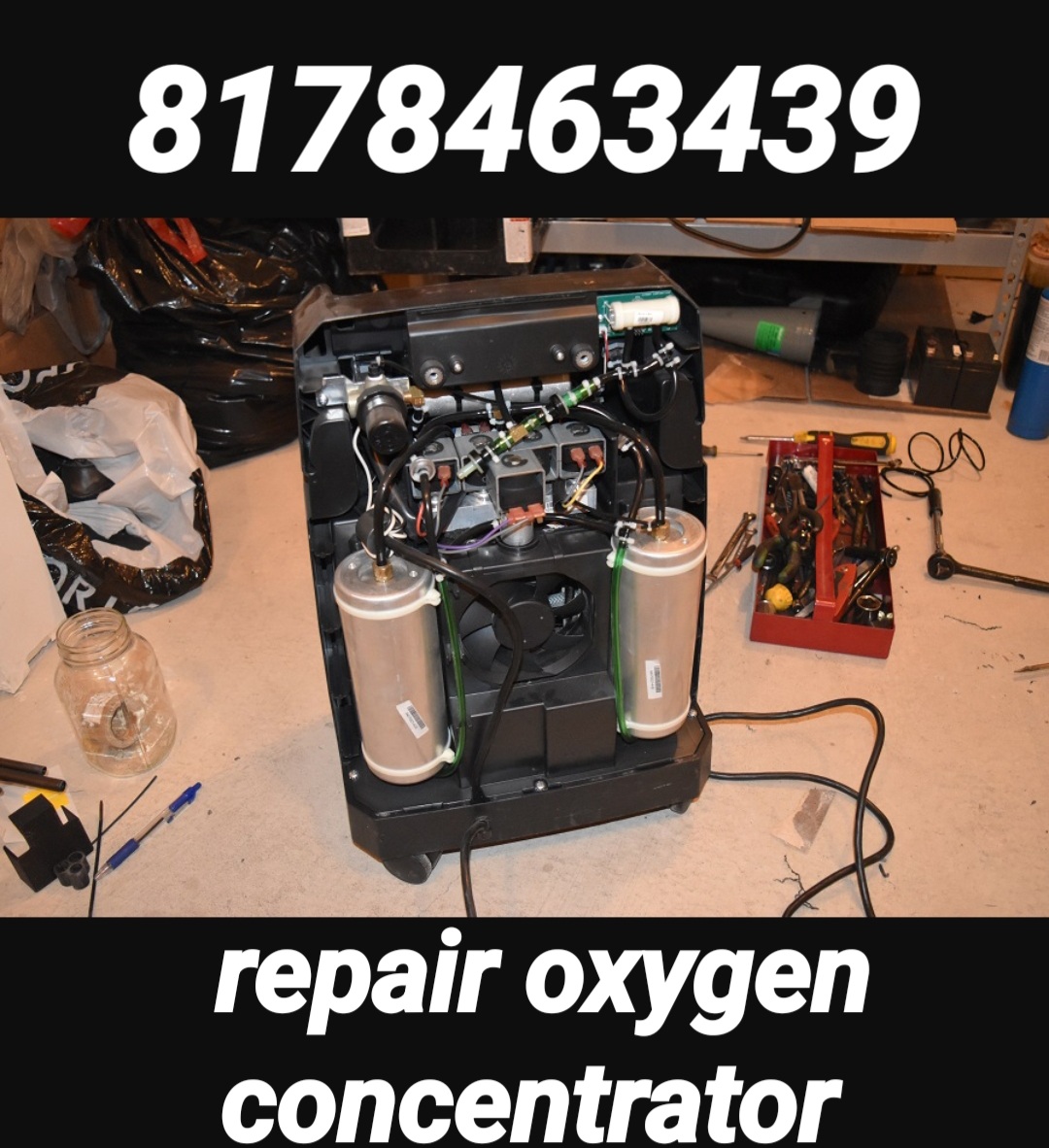 OXYGEN CONCENTRATOR MACHINE REPAIR 8178463439