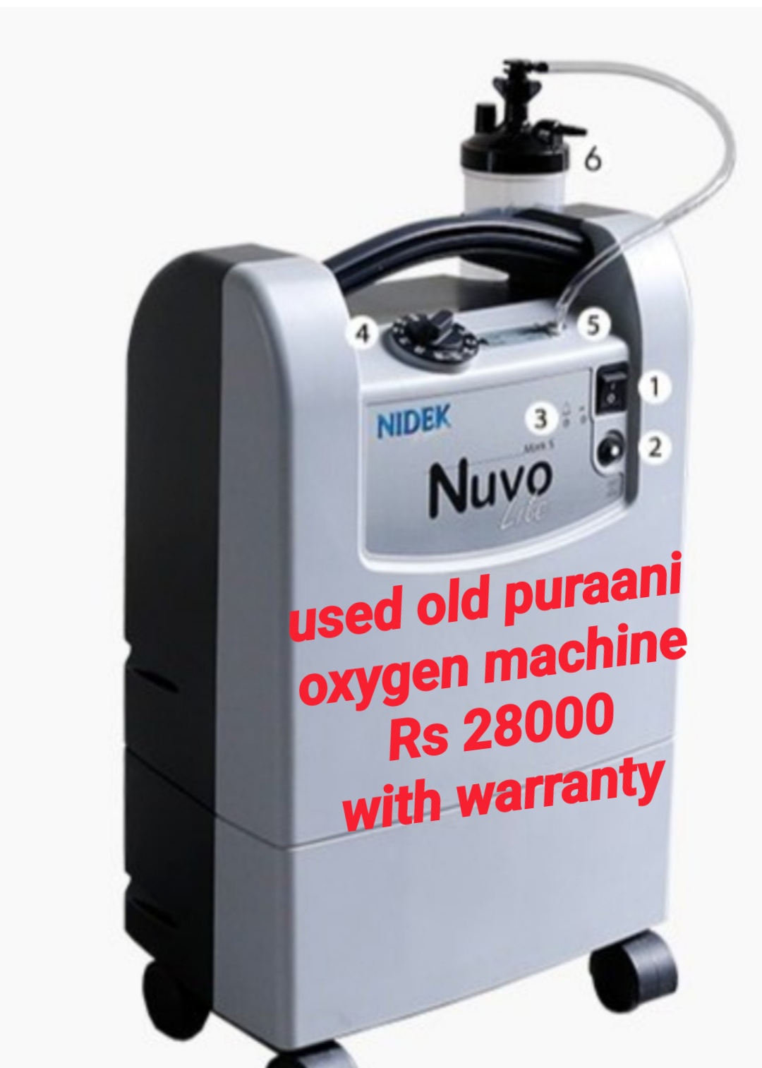 used oxygen machine sale in dilshad garden 8178463439