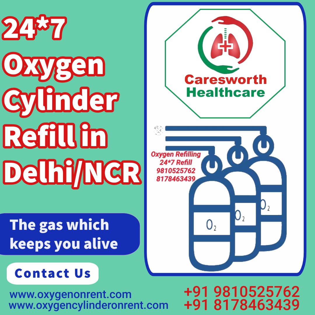 Oxygen Cylinder Refill In Noida 9810525762
