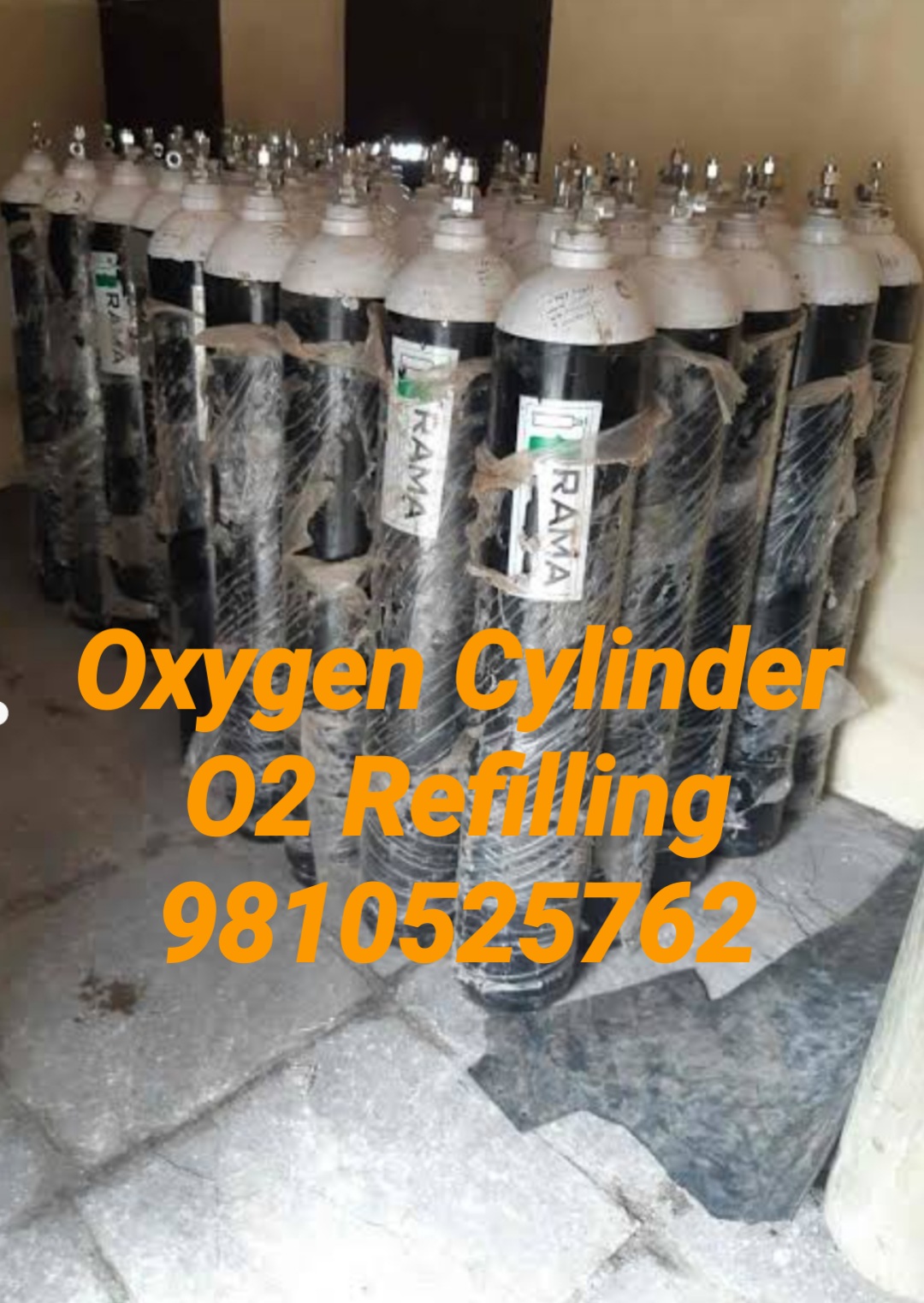 Oxygen Cylinder Refill 24*7 In Ghaziabad 9810525762