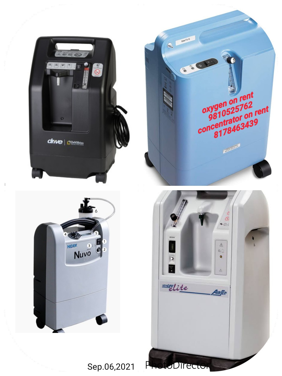 24x7 Oxygen Machine on rent in East delhi 9810525762